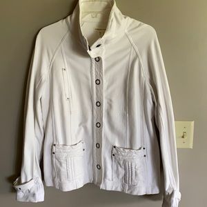 White French Terry Jacket